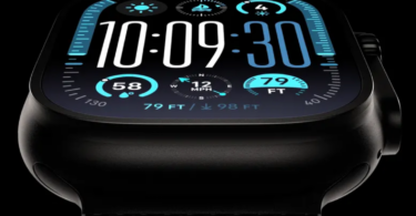 a close up of a smart watch